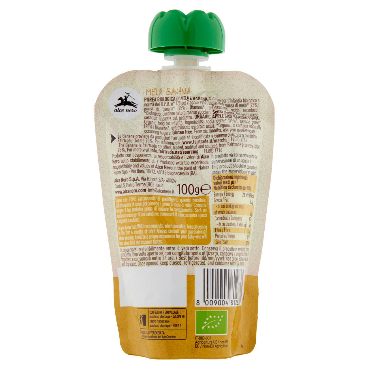Purea di mela e banana bio 100 gr - Immagine 21