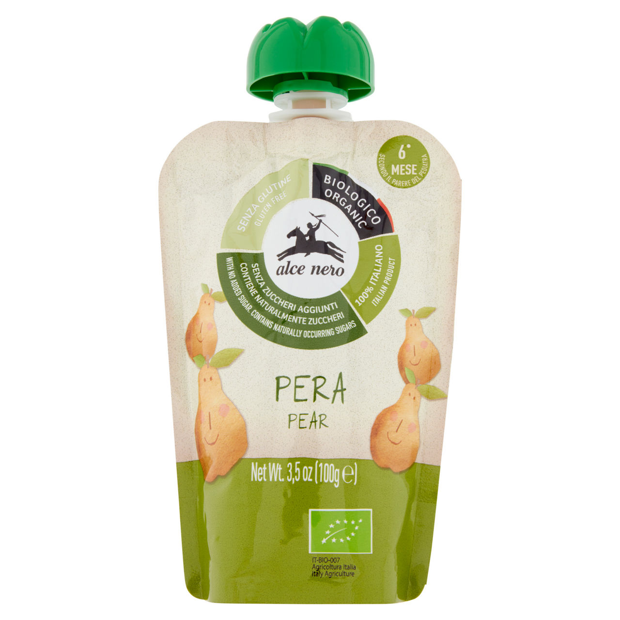 Purea di pera bio 100 gr - Immagine 01