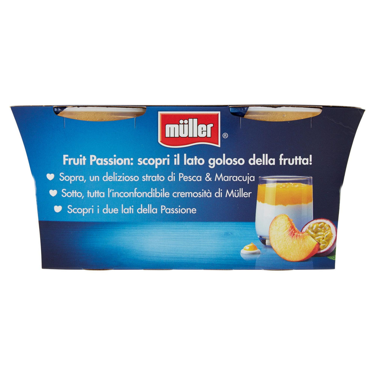 Yogurt fruit passion pesca e maracuja 2 pz da 125 gr - Immagine 11