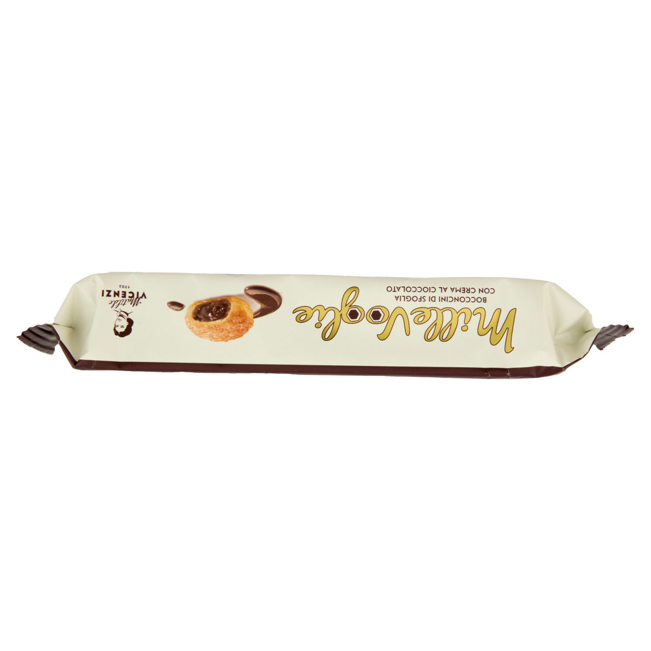 Snack di sfoglia ripiena con crema al cioccolato 100 gr - Immagine 51