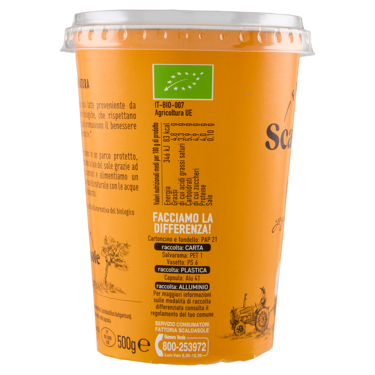 Yogurt bianco intero bio 500 gr - Immagine 31