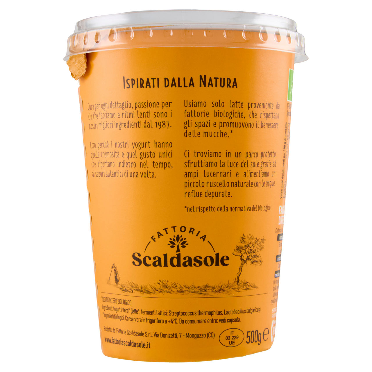 Yogurt bianco intero bio 500 gr - Immagine 51