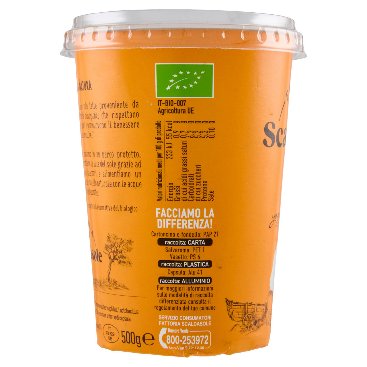 Yogurt magro bio bianco 500 gr - Immagine 31
