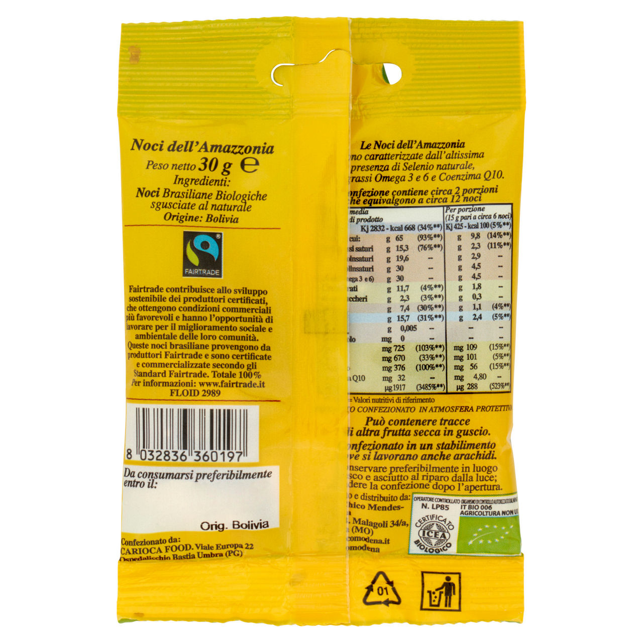 Noci dell'Amazzonia bio 30 gr - Immagine 11