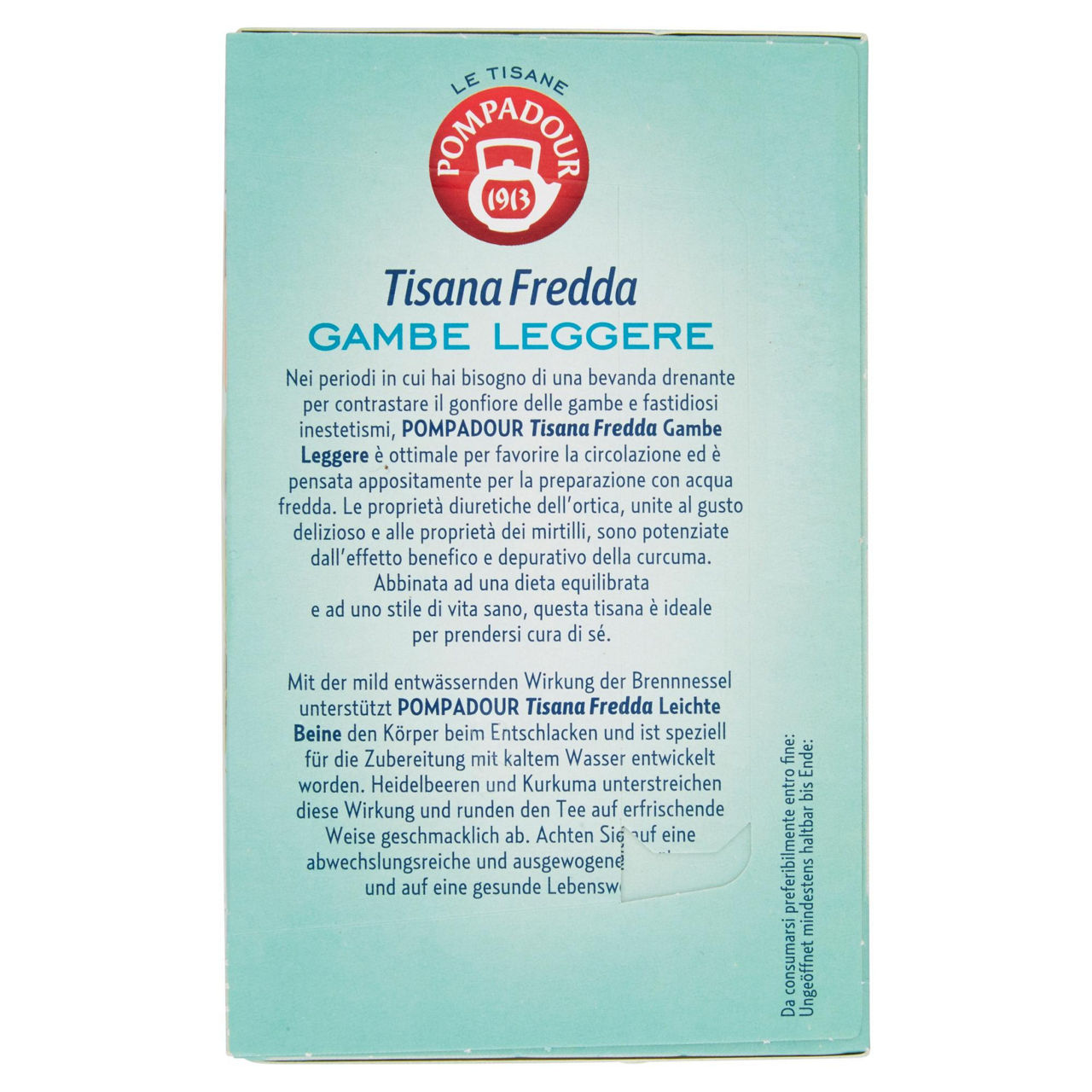 Tisana fredda Gambe Leggere con ortica e mirtilli 18 filtri - Immagine 41
