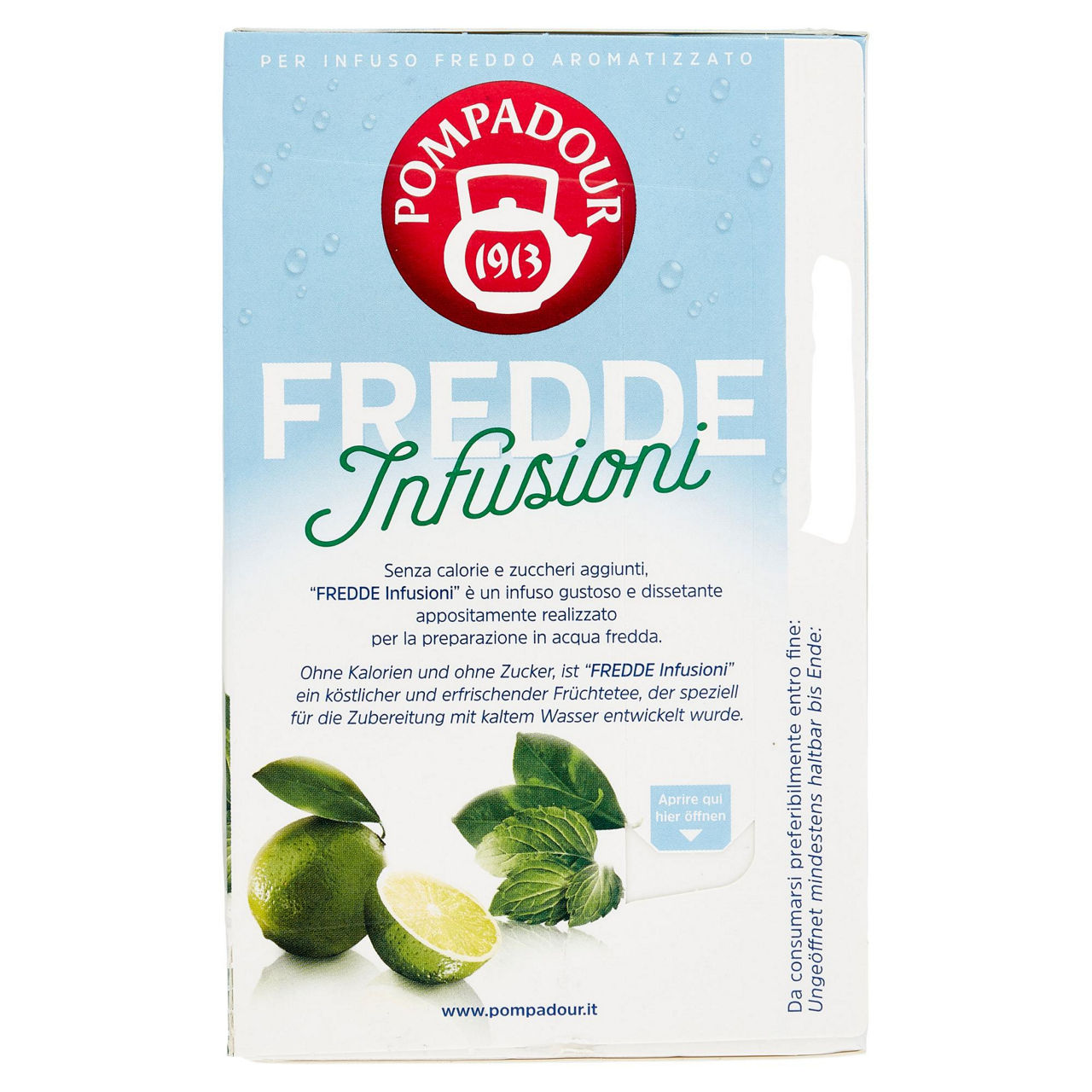 Infuso freddo lime e menta 18 filtri - Immagine 41
