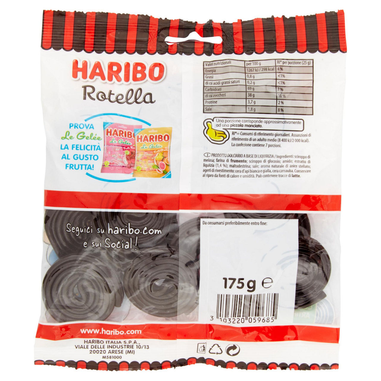 Caramelle Rotelle alla liquirizia 175 gr - Immagine 51