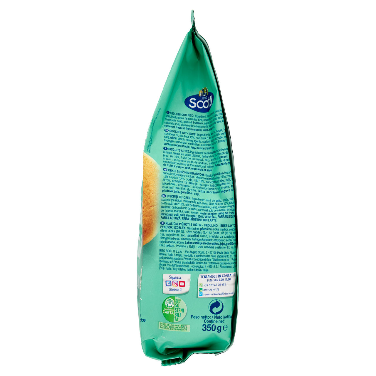 Biscotti frollini con farina di riso senza lattosio 350 gr - Immagine 31