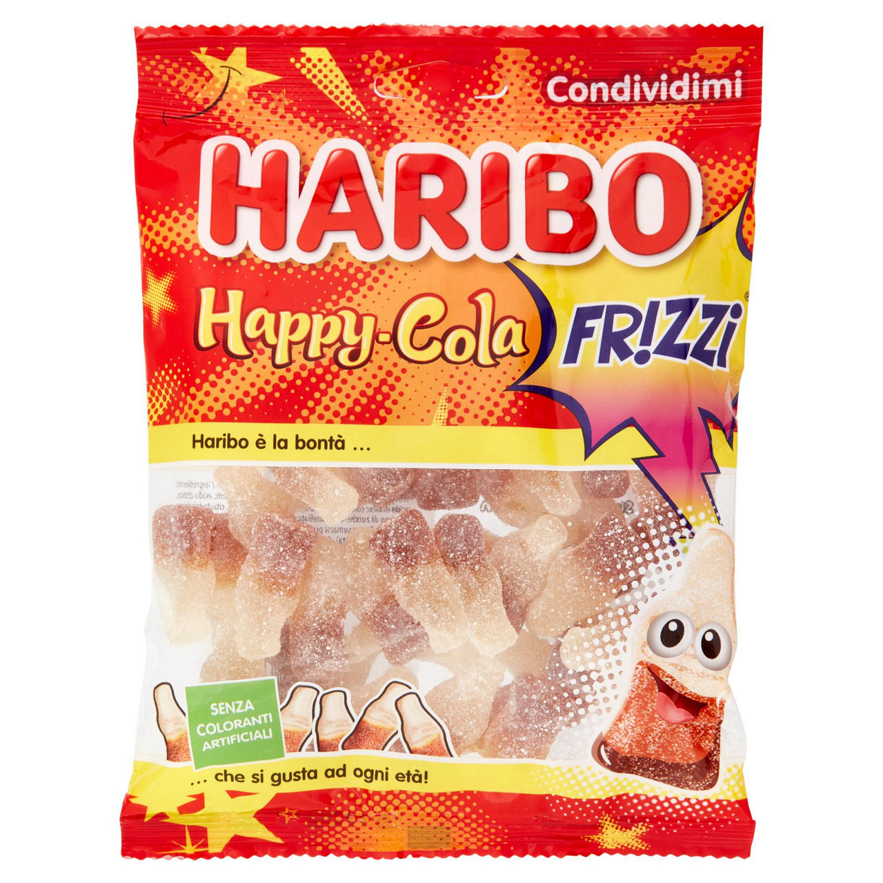 Caramelle gommose Happy Cola Frizzi 175 gr