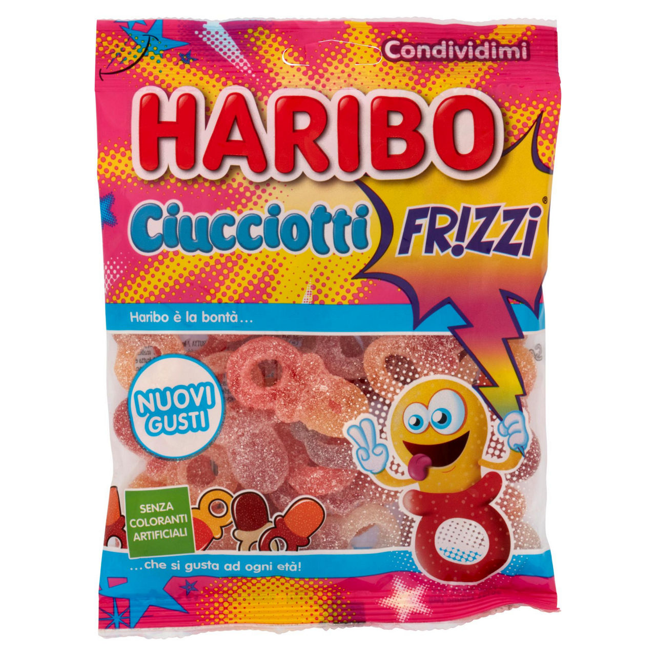 Caramelle gommose Ciucciotti Frizzi 175 gr