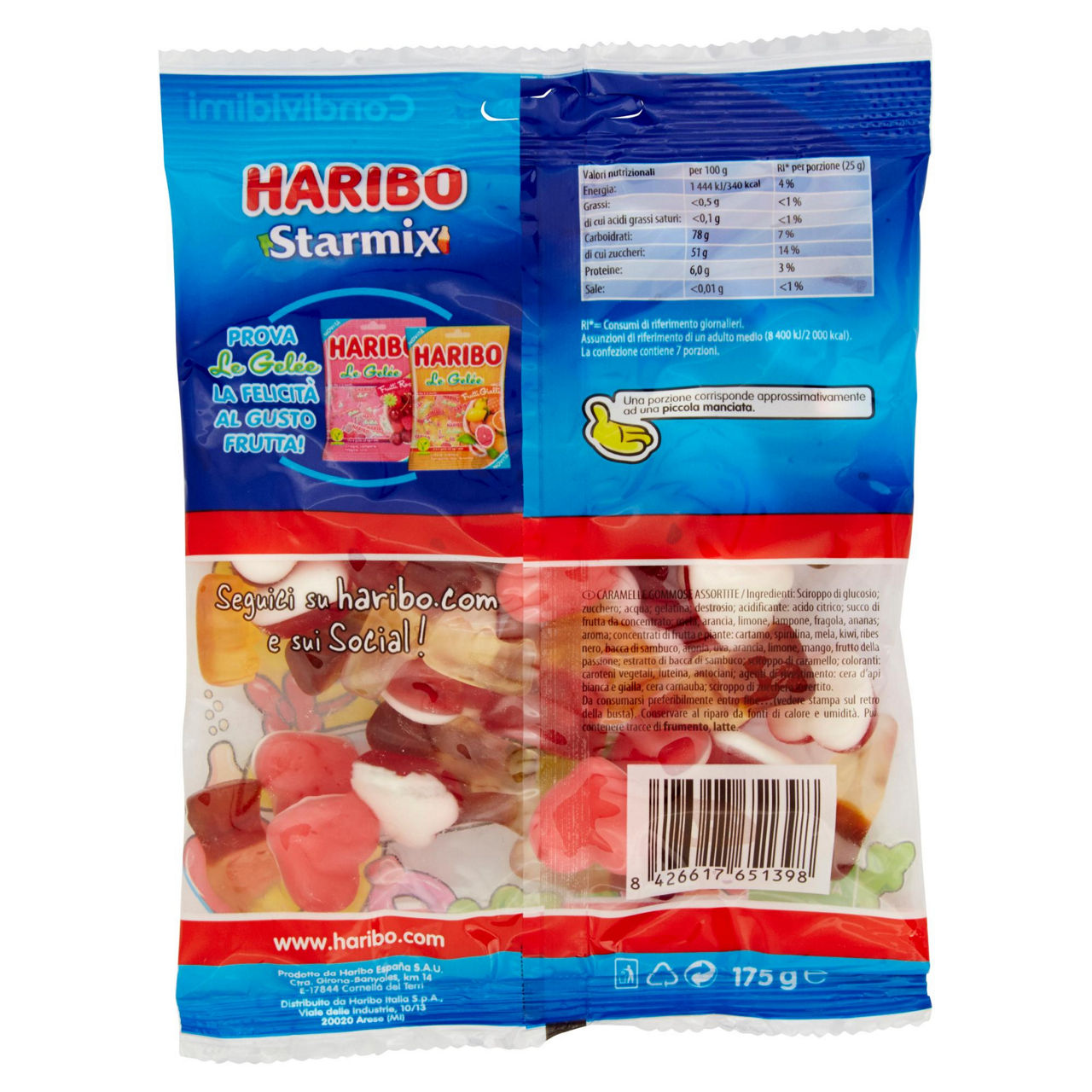 Caramelle gommose assortite Starmix 175 gr - Immagine 21