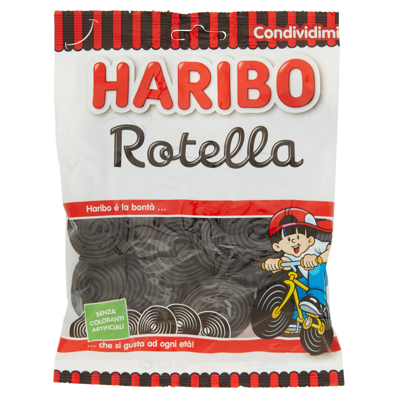 Caramelle Rotelle alla liquirizia 265 gr