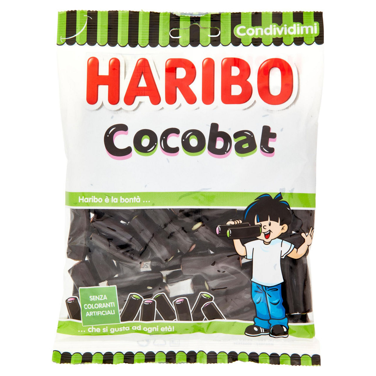 Caramelle alla liquirizia ripiena cocobat 265 gr - Immagine 01
