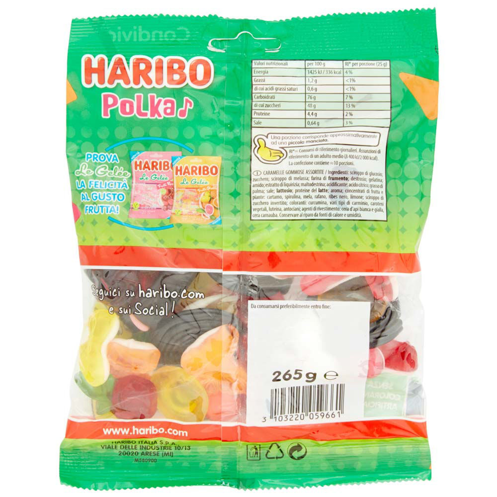 Immagine 3 di 6 del prodotto Caramelle gommose assortite Polka Mix 265 gr