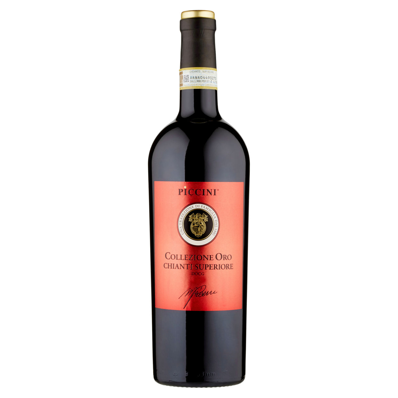 Vino rosso Chianti Superiore DOCG collezione oro 750 ml