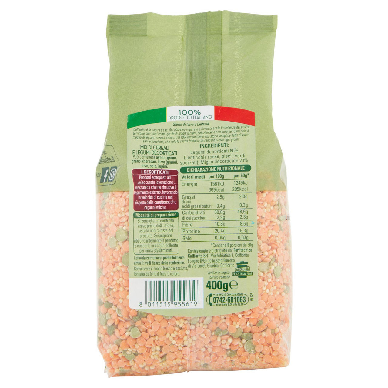 Mix di cereali e legumi decorticati 400 gr - Immagine 31