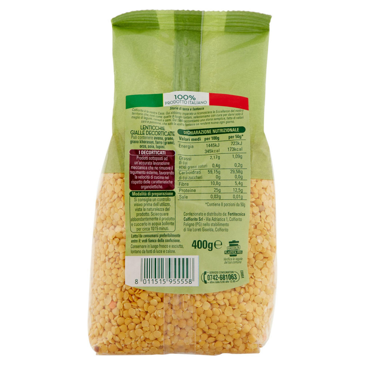 Lenticchie gialle decorticate 400 gr - Immagine 11