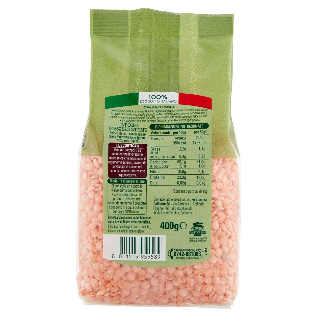 Lenticchie rosse decorticate 400 gr - Immagine 51