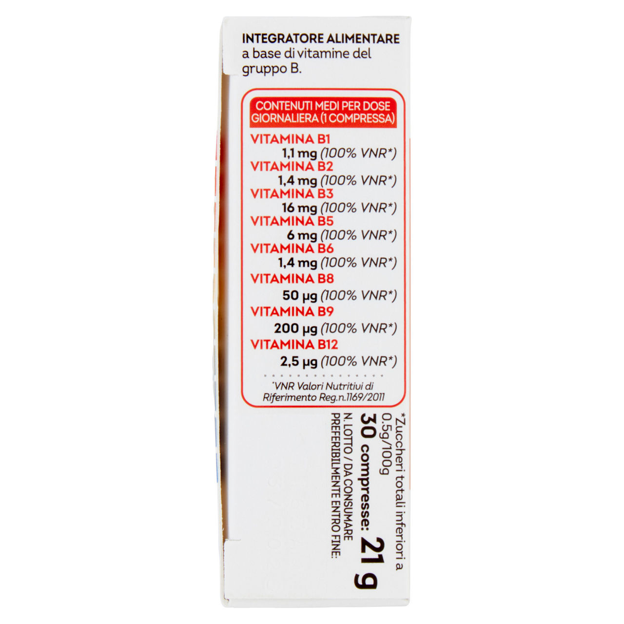 Integratore vitamine b complex 30 compresse - Immagine 31