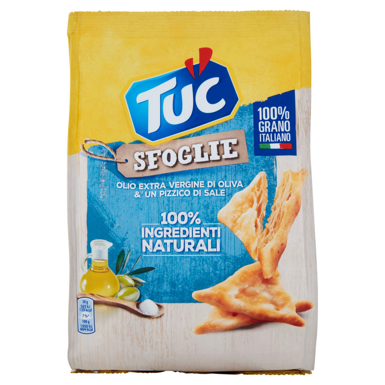 Crackers con olio extra vergine di oliva e un pizzico di sale 170 gr - Immagine 01