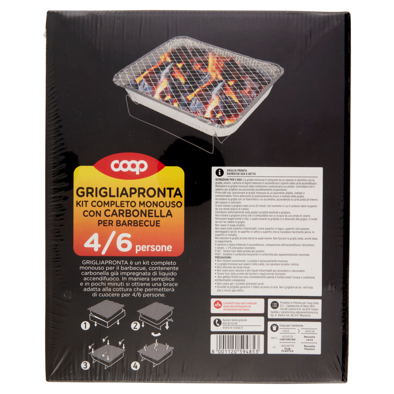 Barbecue usa e getta coop fsc 100% nc-coc--012380 - Immagine 11