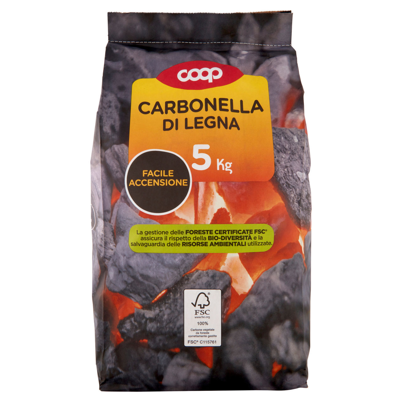 Carbonella di legna 5 kg