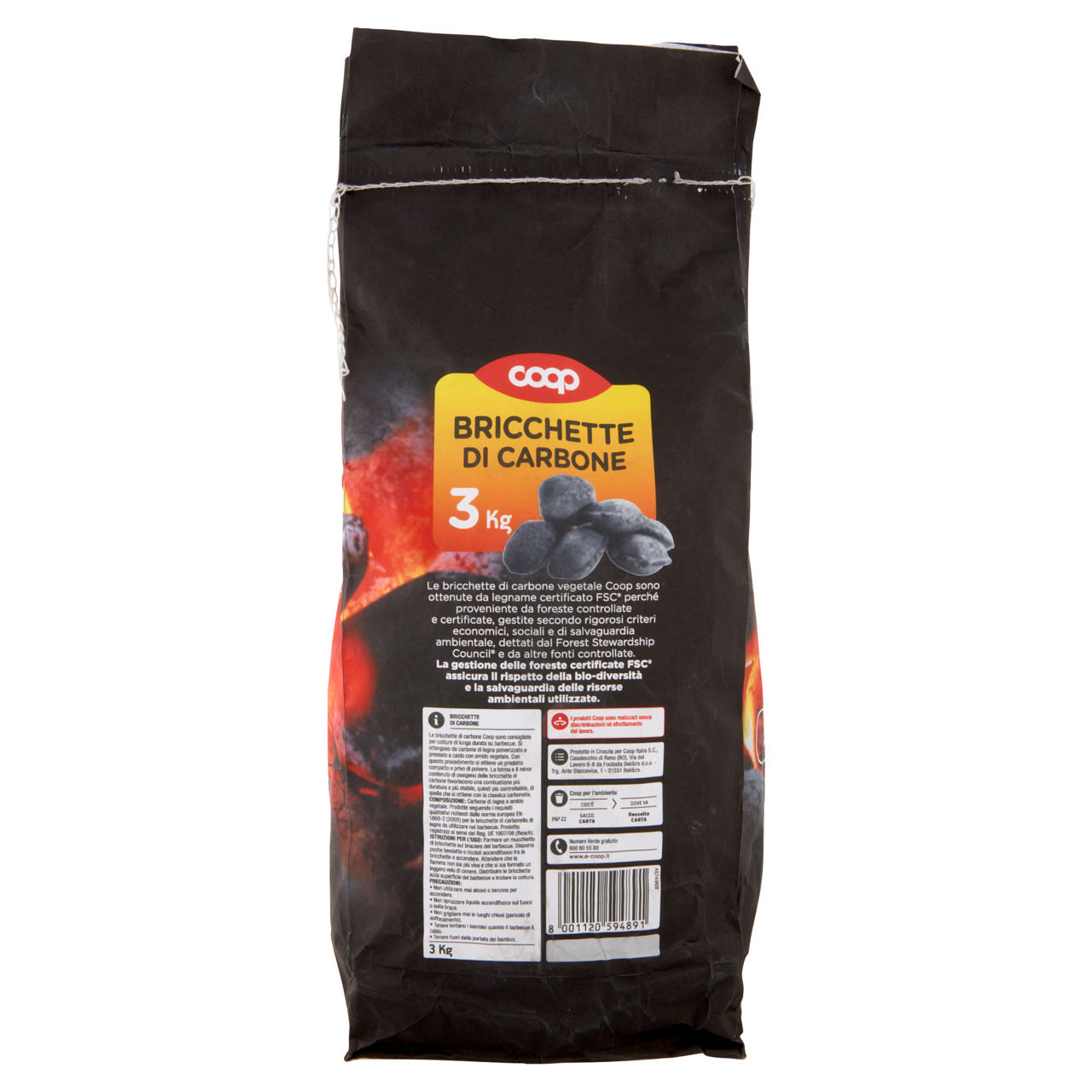 Bricchette di carbone 3 kg - Immagine 11