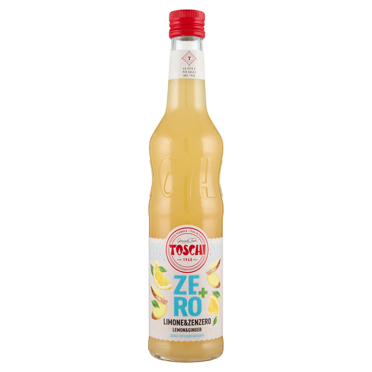 Sciroppo limone e zenzero linea zero + toschi bottiglia ml 560 - Immagine 01