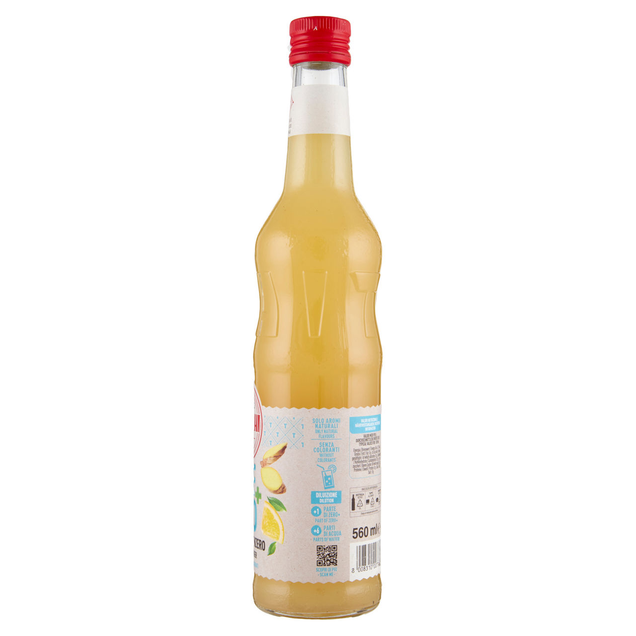 Sciroppo limone e zenzero linea zero + toschi bottiglia ml 560 - Immagine 11