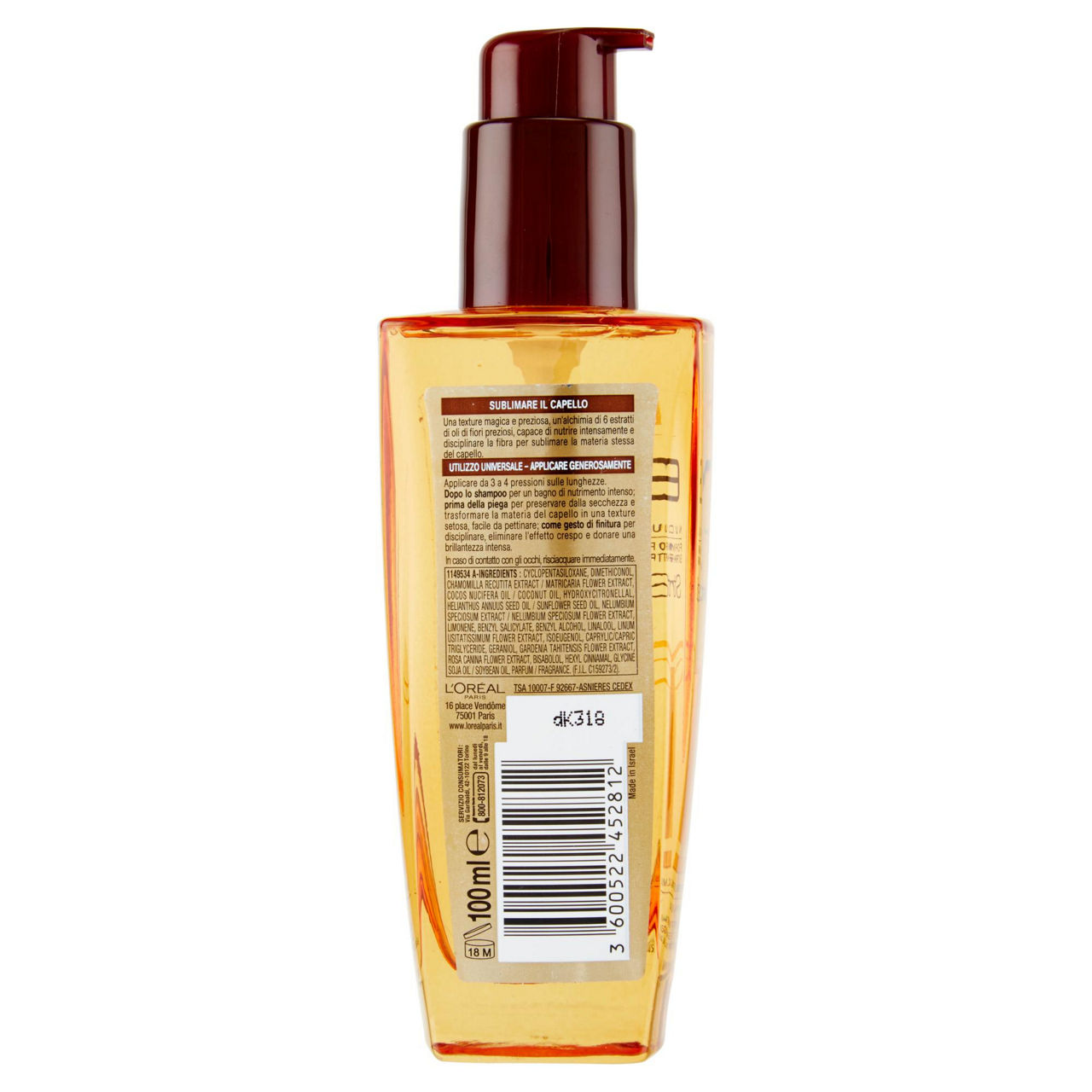 Olio straordinario capelli molto secchi 100 ml - Immagine 11