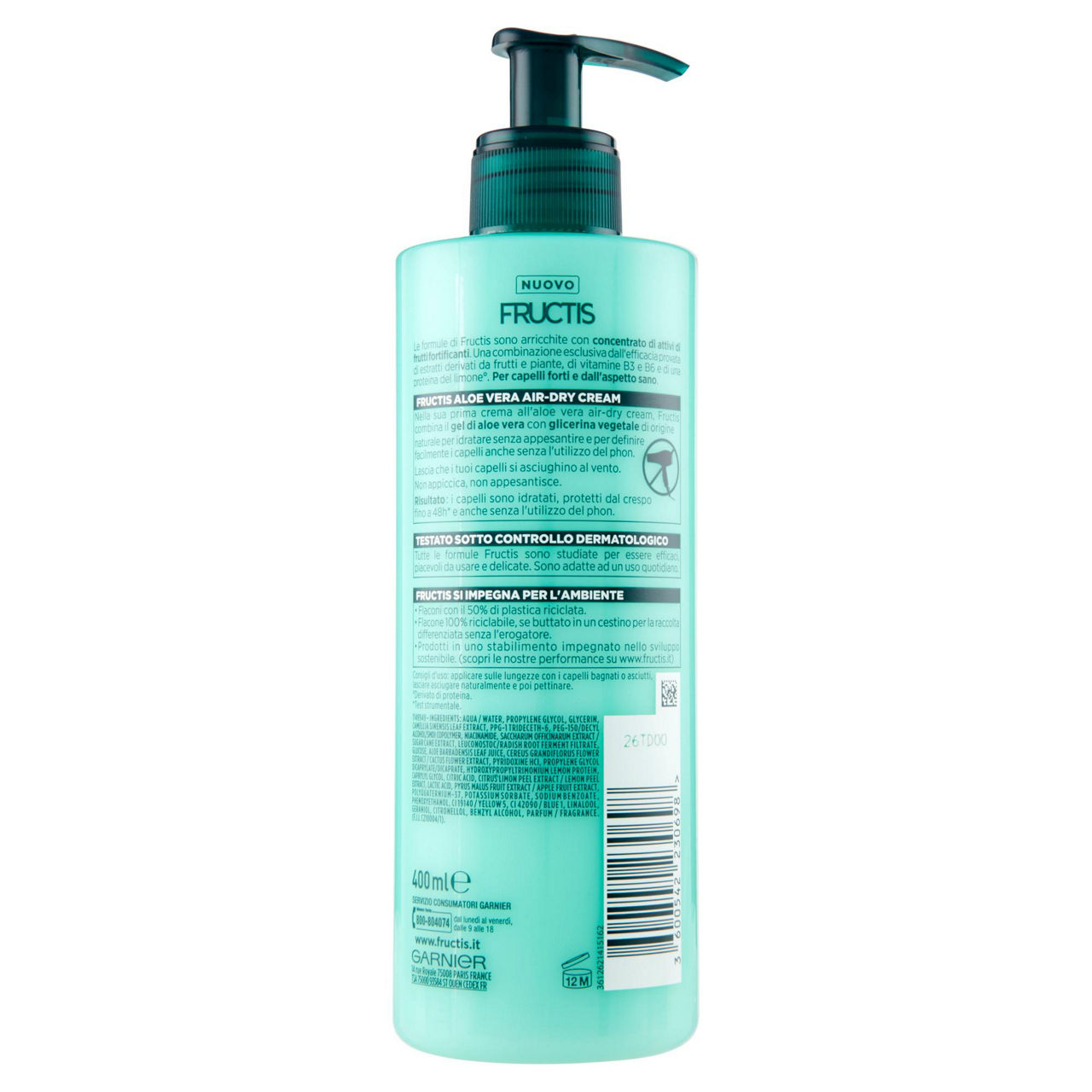 Crema per capelli aloe vera senza risciacquo 400 ml - Immagine 21