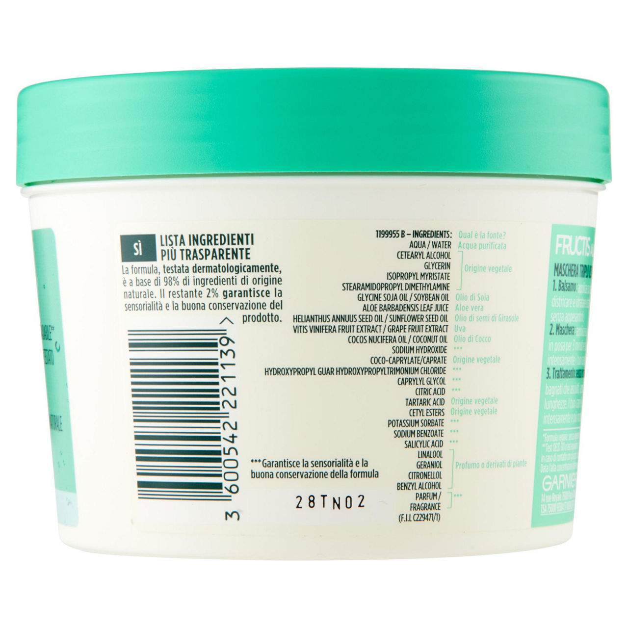 Maschera per capelli idratante aloe vera 390 ml - Immagine 51