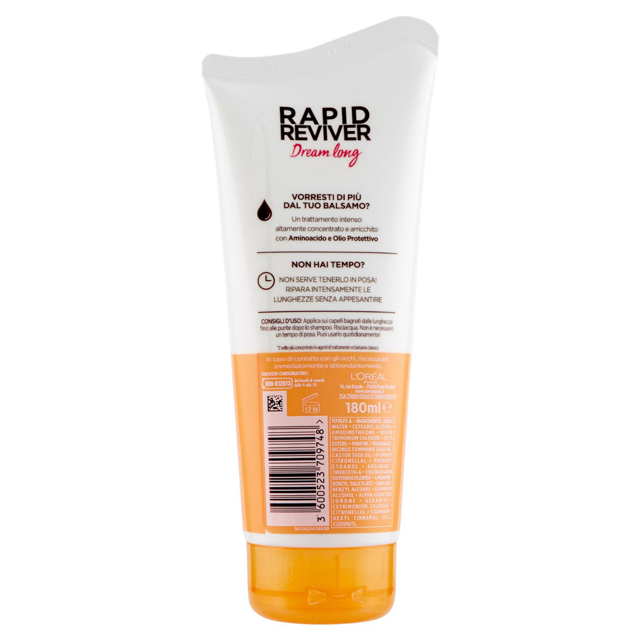 BALSAMO L'OREAL ELVIVE DREAM LONG RAPID REVIVER INTENSIVO ISTANTANEO ML 180 - Immagine 41