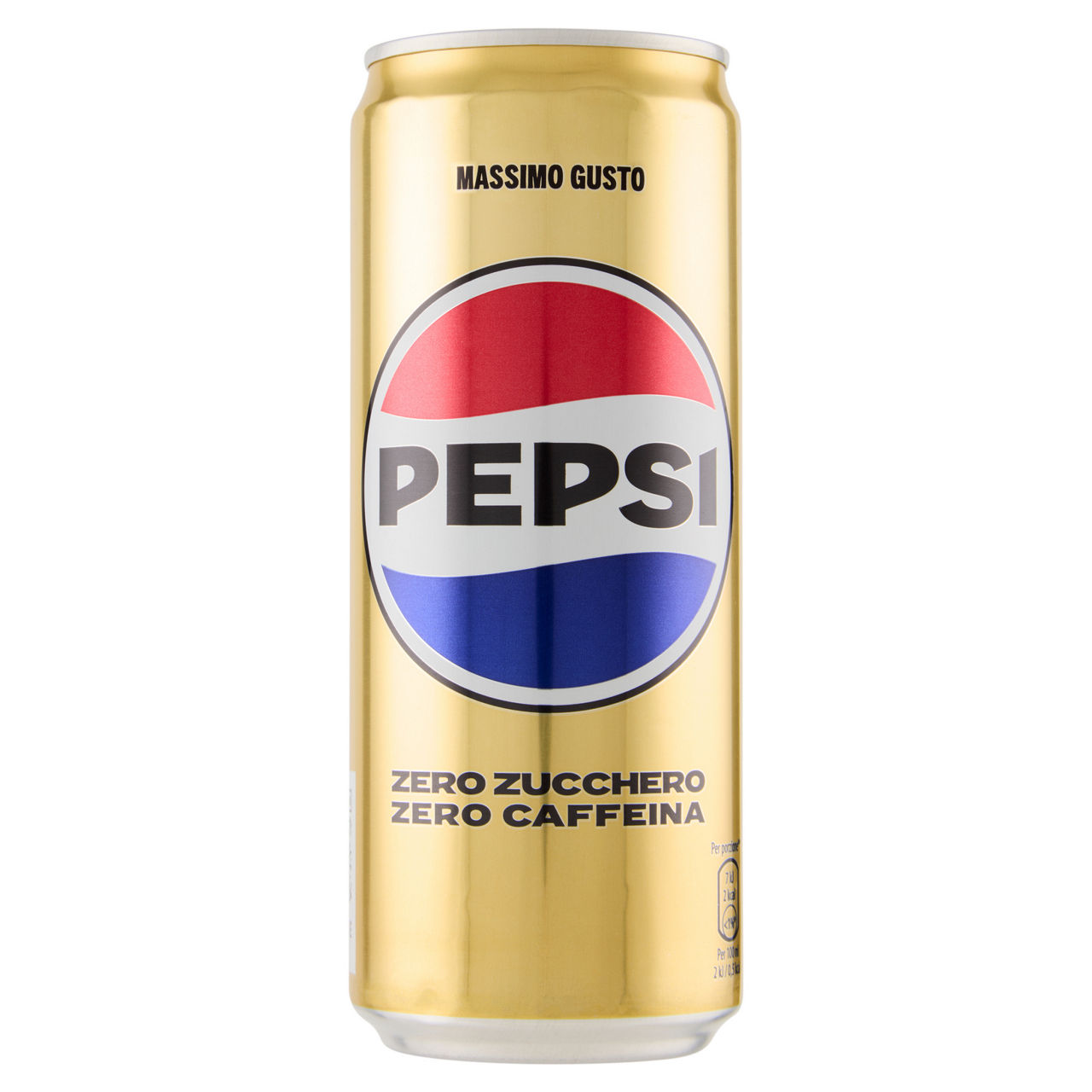 Pepsi Max zero zuccheri e zero caffeina in lattina 330 ml - Immagine 01