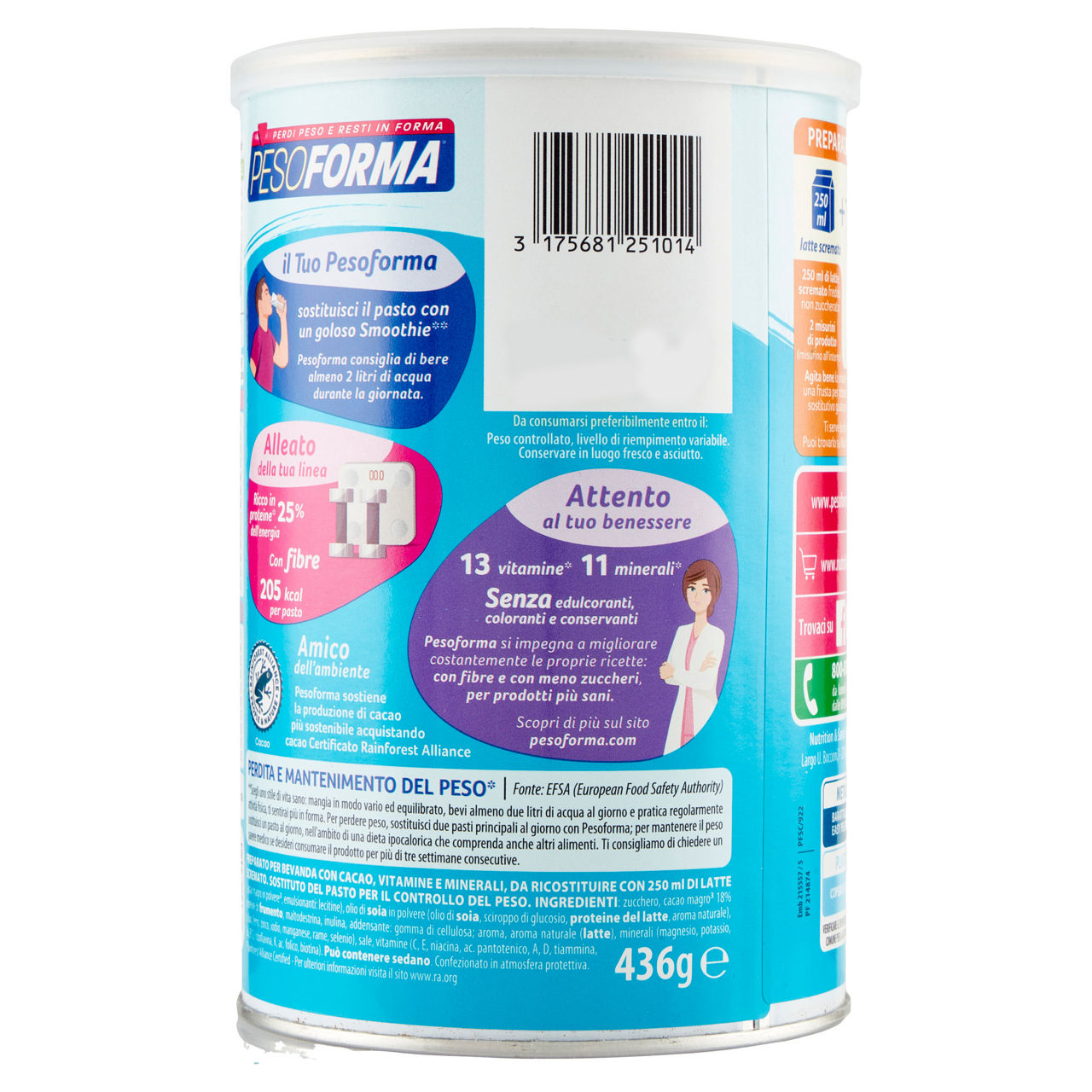 SMOOTHIE PESOFORMA CHOCO GR.436 - Immagine 41