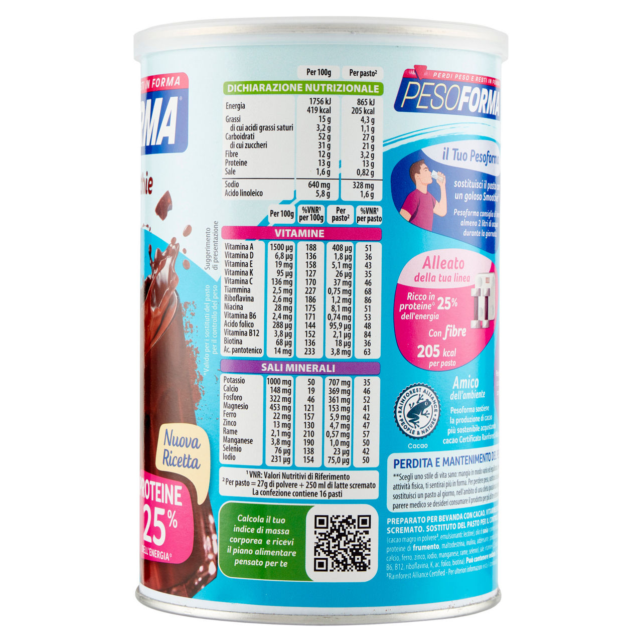 SMOOTHIE PESOFORMA CHOCO GR.436 - Immagine 11