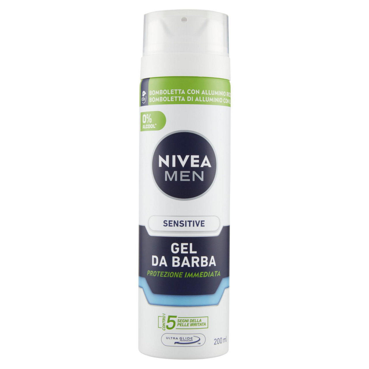 Gel barba sensitive nivea men ml.200