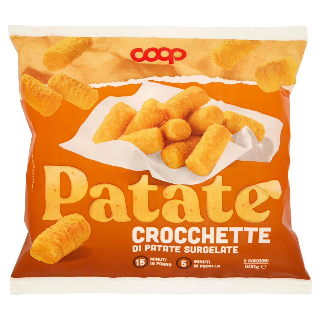 Crocchette di patate surgelate 600 gr - Immagine 01