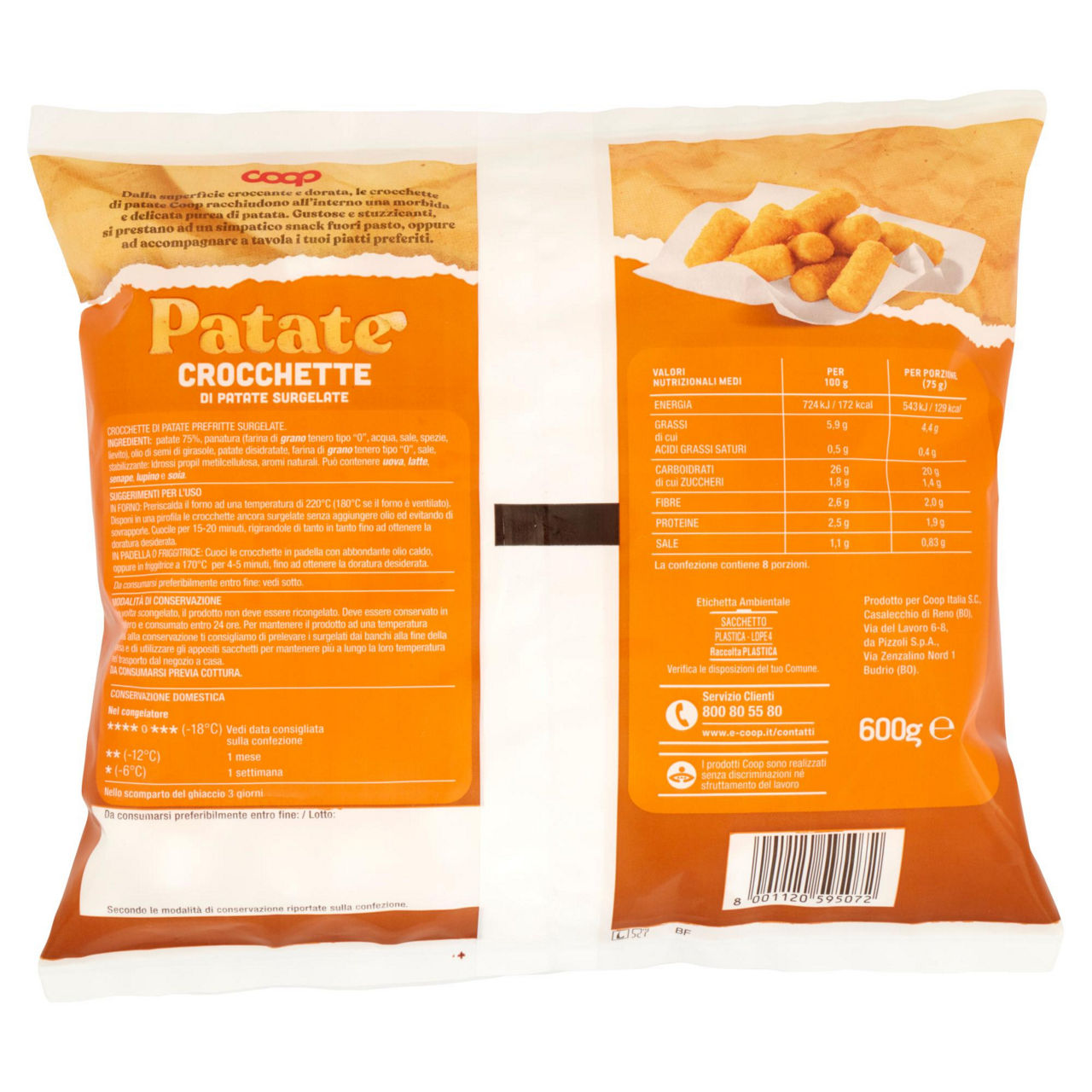 Crocchette di patate surgelate 600 gr - Immagine 31