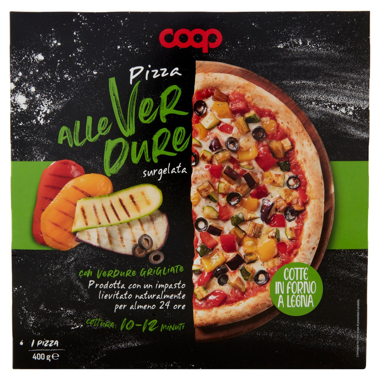 Pizza alle verdure grigliate 400 gr - Immagine 01