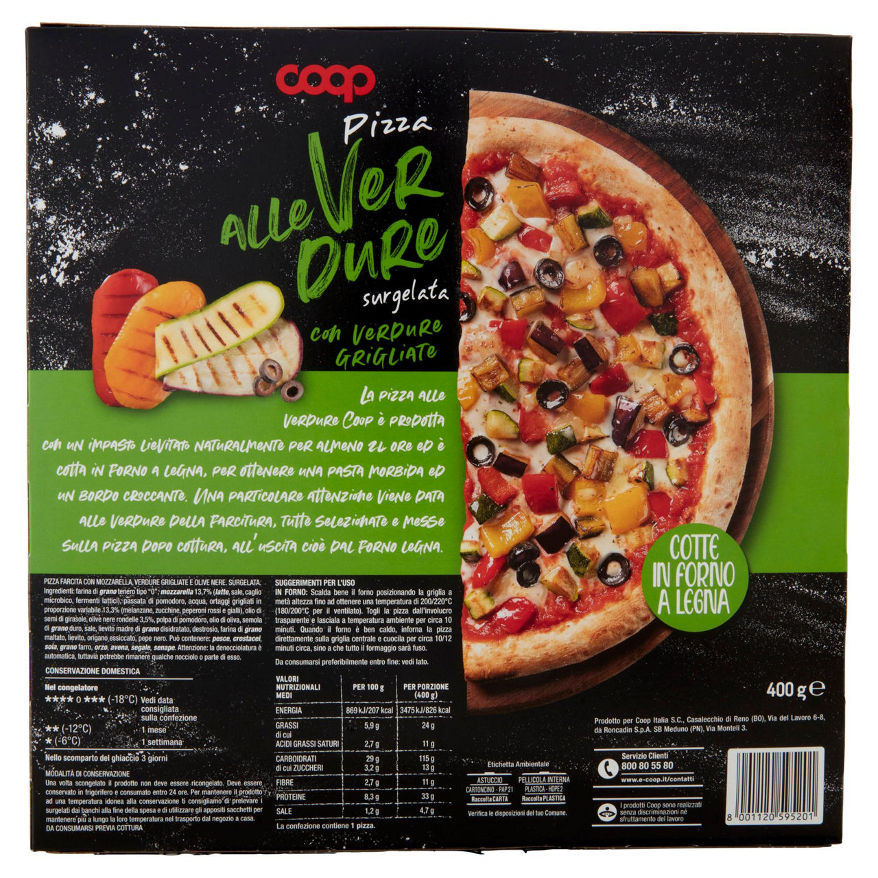 Pizza alle verdure grigliate 400 gr - Immagine 31