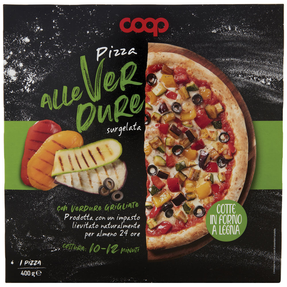 Pizza alle verdure grigliate surgelata 400 gr - Immagine 01