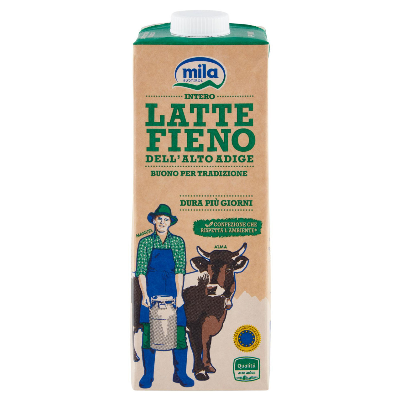 Latte Fieno dell'Alto Adige intero 1 lt