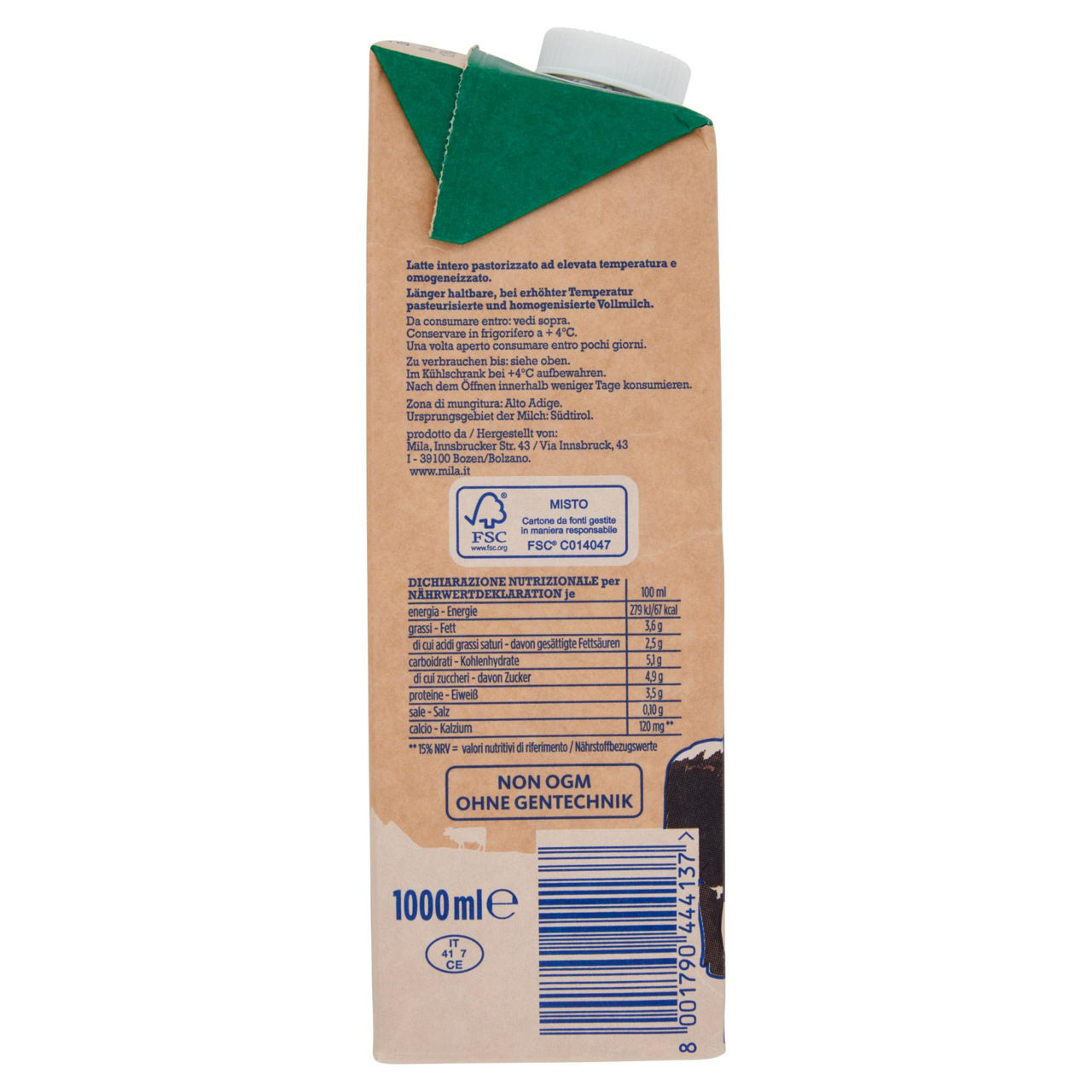 Latte Fieno dell'Alto Adige intero 1 lt - Immagine 41