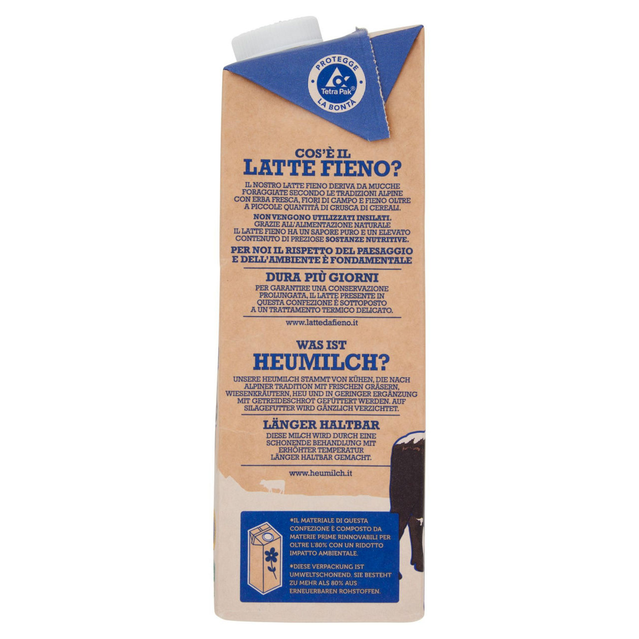 Latte fieno dell'Alto Adige parzialmente scremato 1 lt - Immagine 51