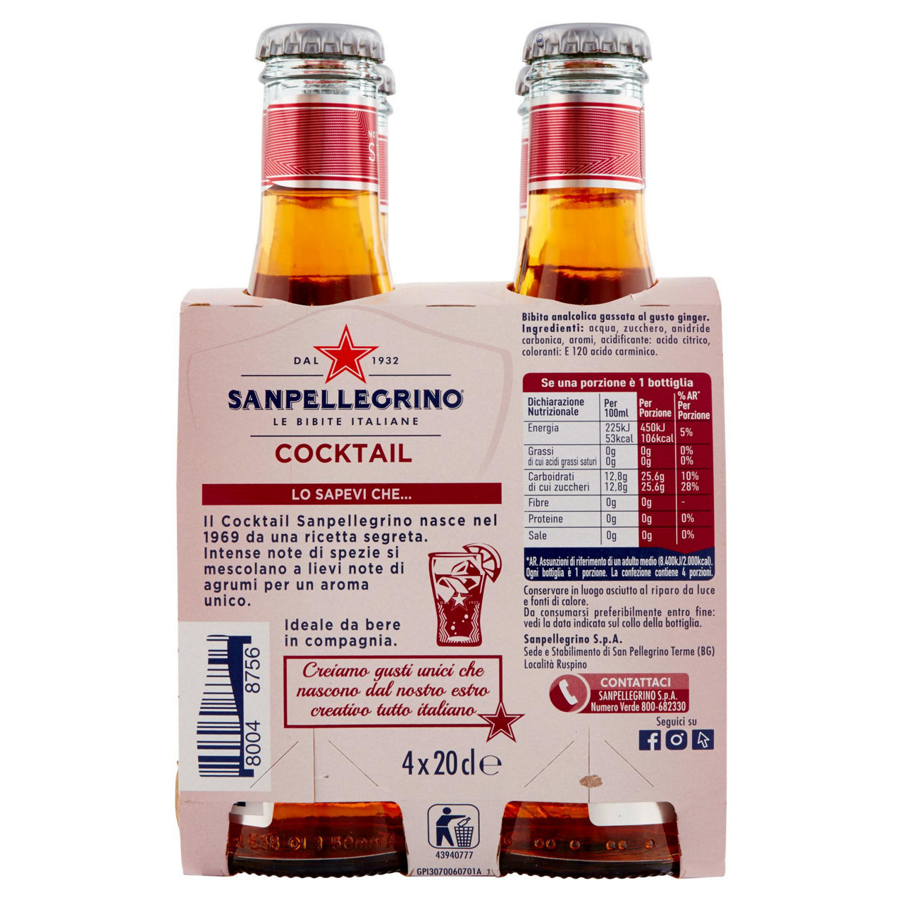 Cocktail analcolico con note speziate 4 pz x 200 ml - Immagine 21