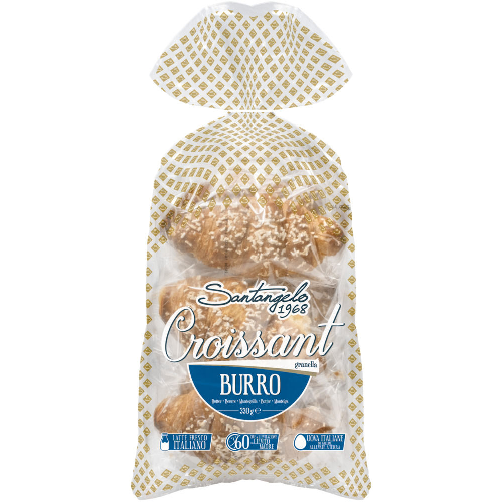 Croissant al burro con granella 330 gr - Immagine 01