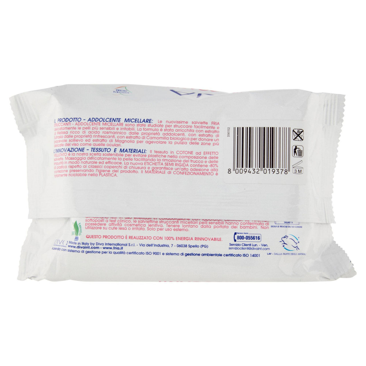 Salviette struccanti micellari pelli sensibili 20 pz - Immagine 21