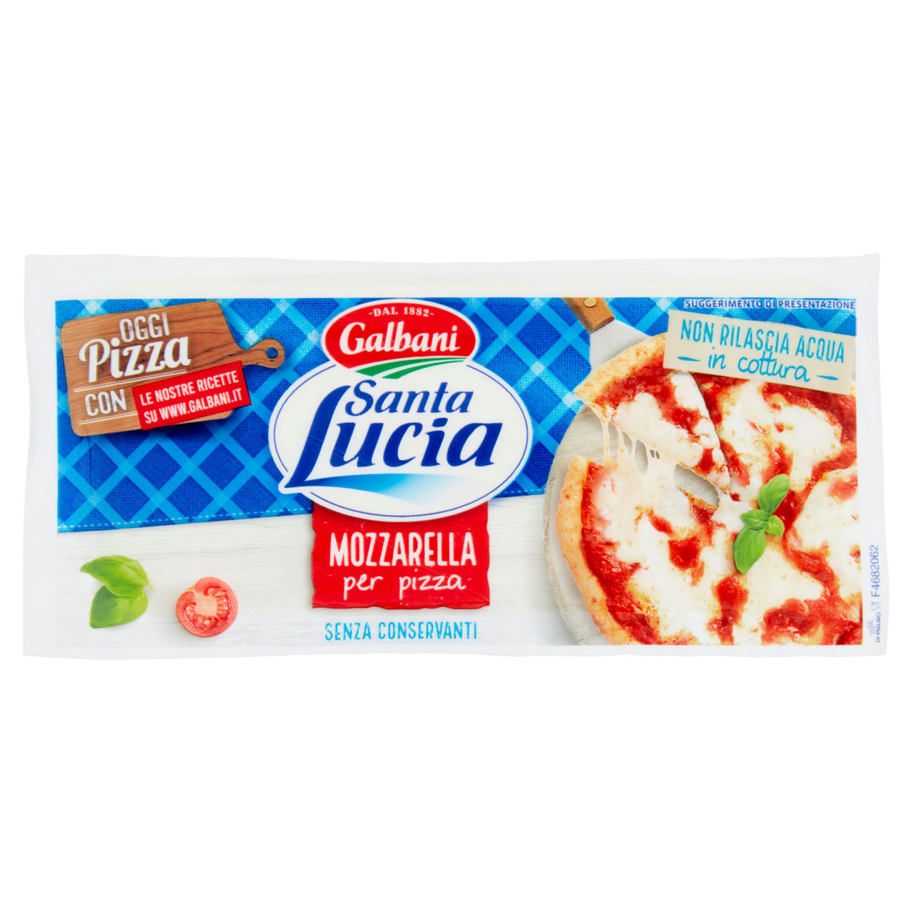 Mozzarella per pizza 400 gr - Immagine 01