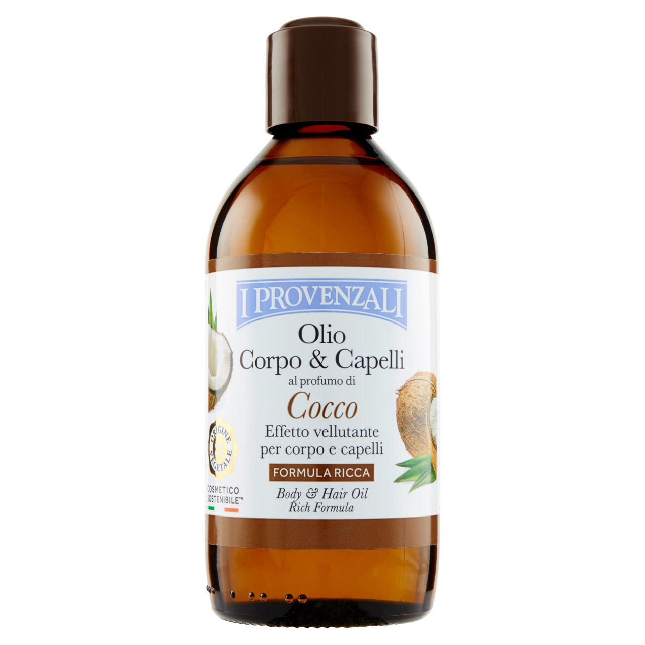 Olio per corpo e capelli al profumo di cocco 200 ml - Immagine 01